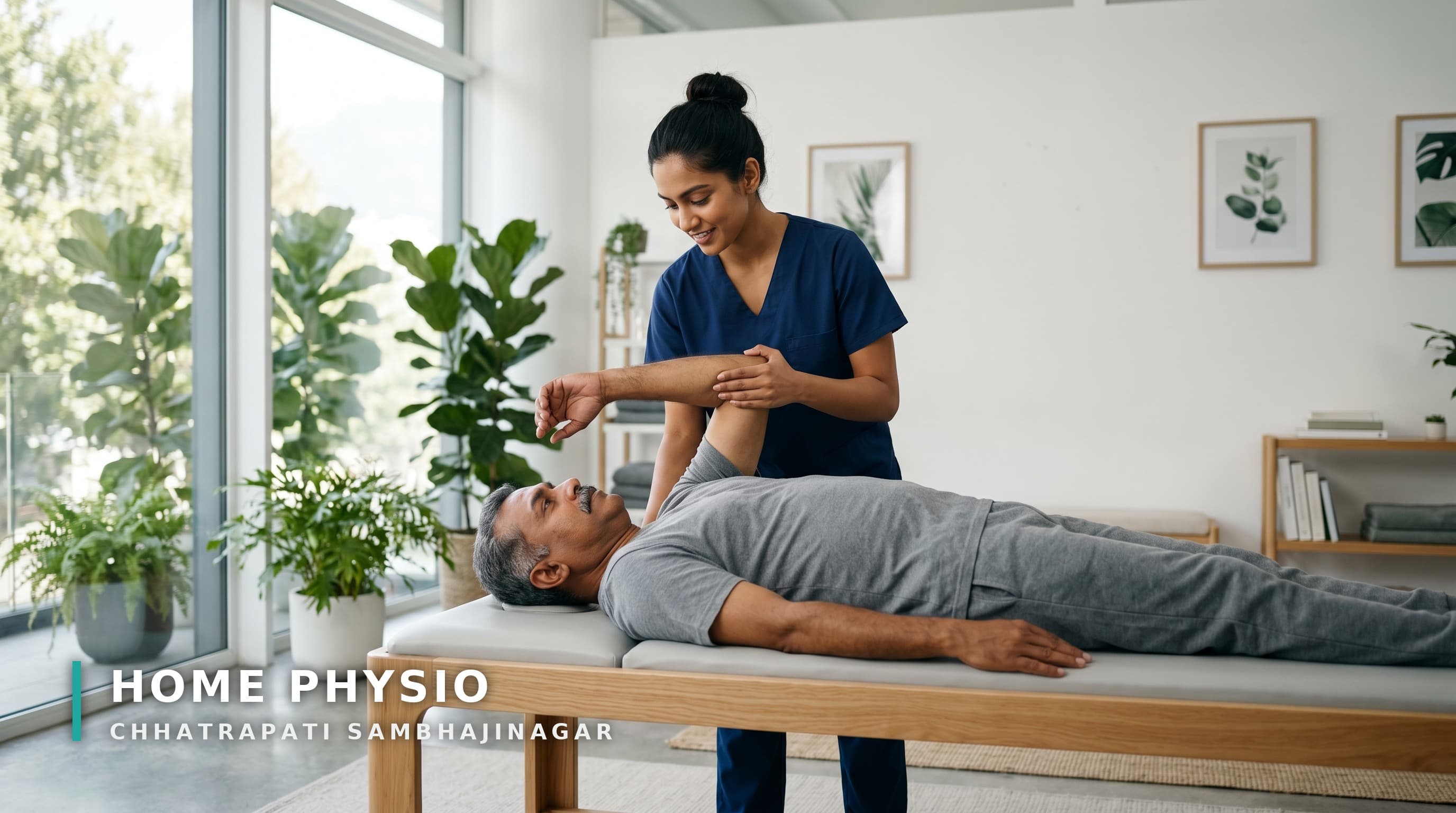Licensed physiotherapist treating a patient in a modern clinic