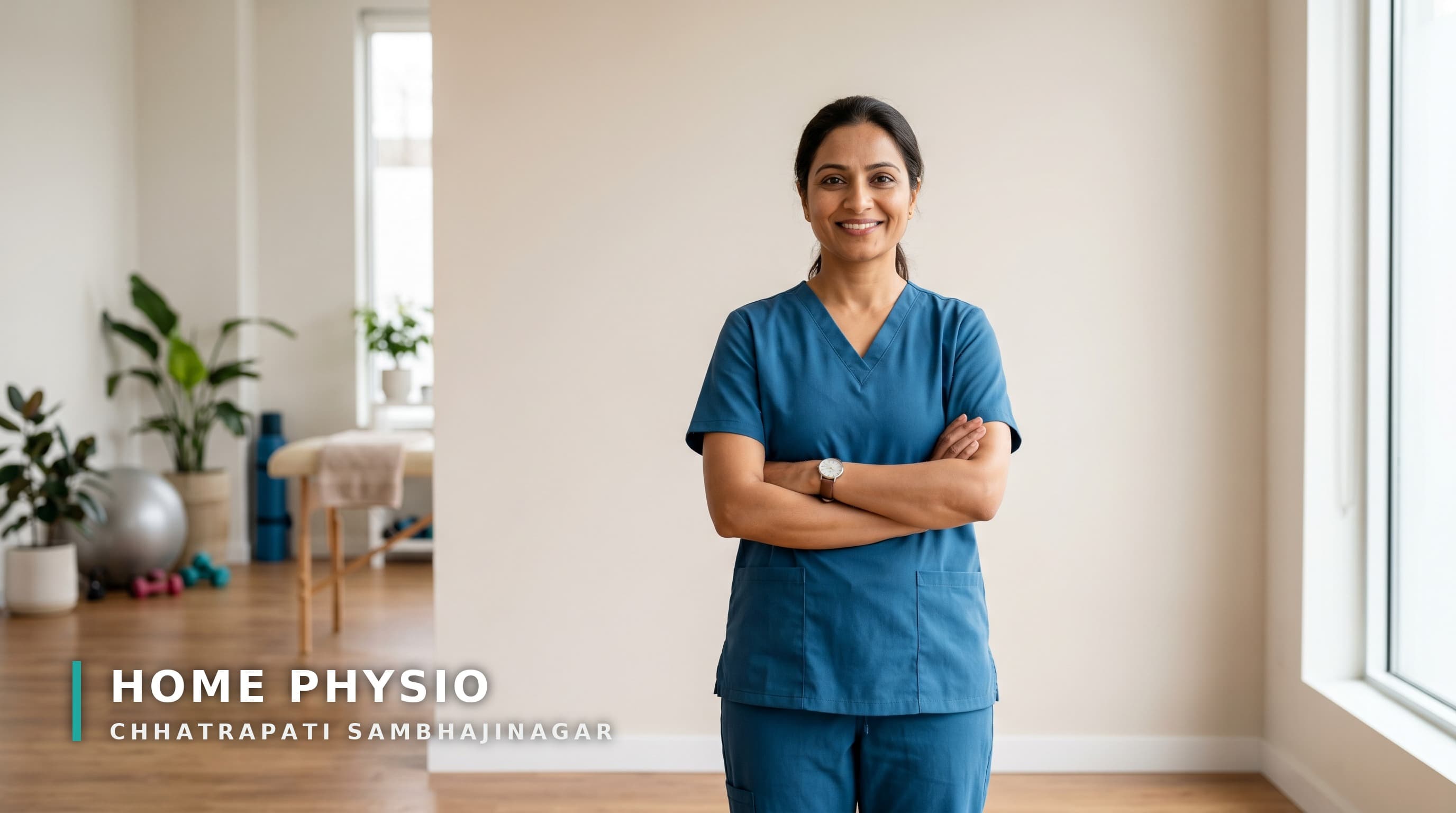 CrownPhysio team with patients across Chhatrapati Sambhajinagar
